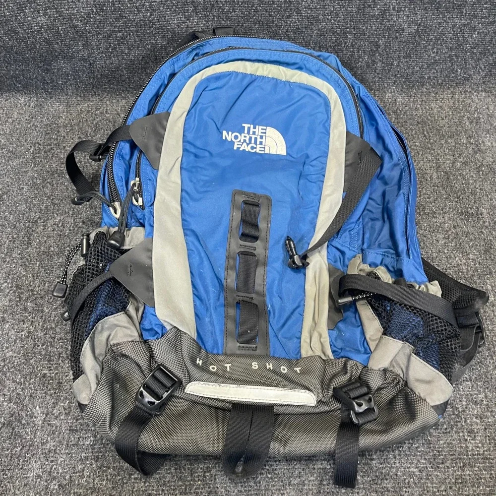 The North Face Hot Shot‎ AMC5417-0S 061 PNA Blue 30L Hiking Backpack Daypack